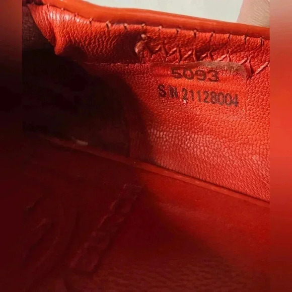 Tory burch Ballet slip on Flats Brick Classic Gold Hardware Sz 6 US - Picture 6 of 9